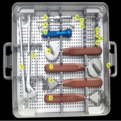 Instrumento para 2.4 2.7 placas de travamento